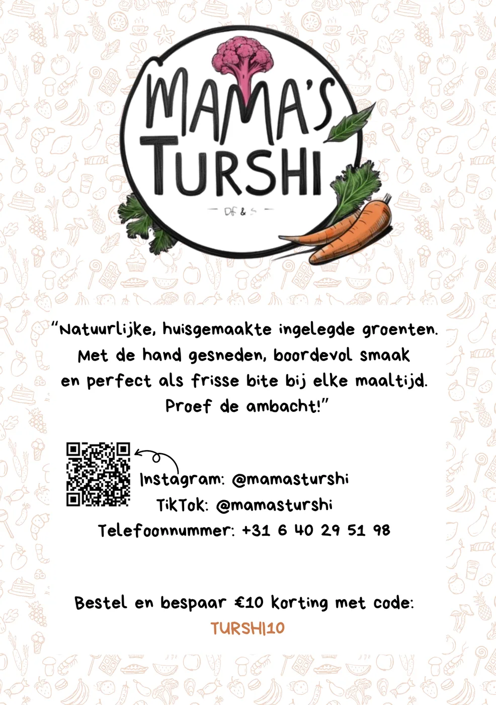 Mama's Turshi – Flyer